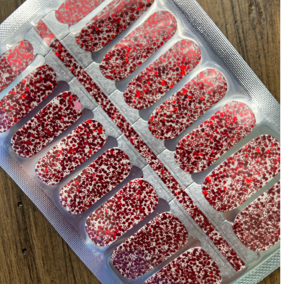 Nail Wraps 4th of July "Favorite Freedoms" 5 Complete SETS! Stars Stripes Hearts - Picture 12 of 15